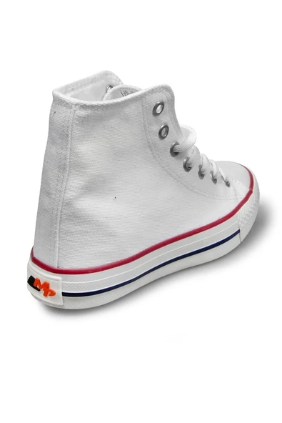 Erkek Sneaker - Beyaz, Tekstil - 2