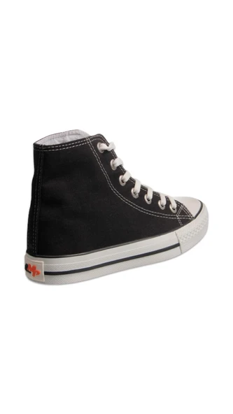 Erkek Sneaker - Siyah-Beyaz, Tekstil - 3