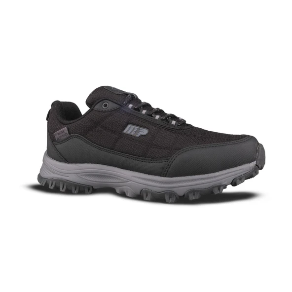Erkek Günlük Ayakkabı - Siyah-Gri, Su Geçirmez - Resim 3