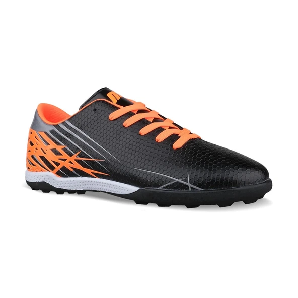 Erkek Halı Saha Futbol Ayakkabısı - Siyah-Turuncu, Performans - Resim 3