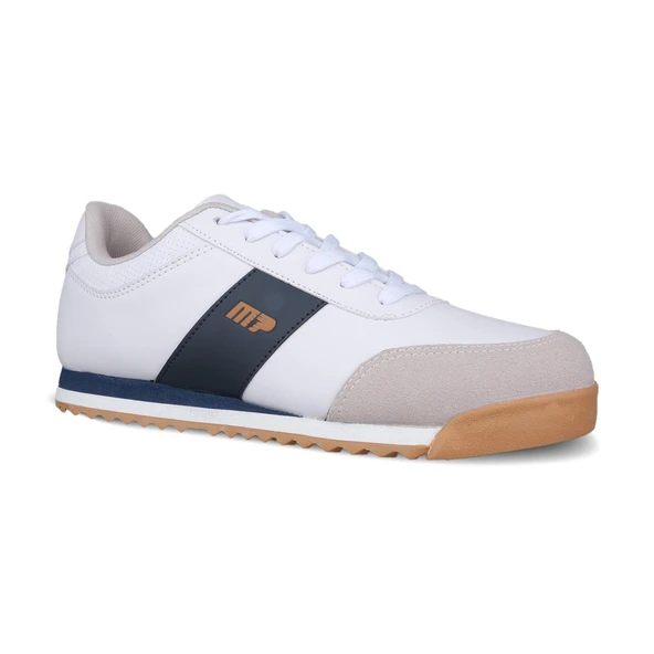 Erkek Sneaker - Beyaz-Lacivert, - Resim 3