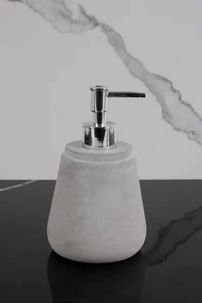 Mermer Desenli Tuvalet Banyo Mutfak Beton Sıvı Sabunluk - 1