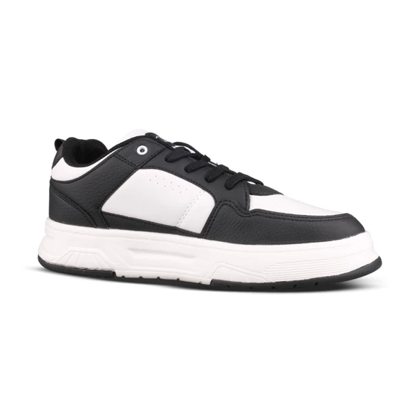 Erkek Sneaker - Siyah-Beyaz, - 3
