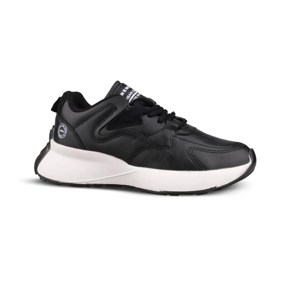Kadın Sneaker - Siyah-Beyaz, - 3