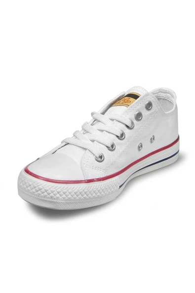 Kadın Sneaker - Beyaz, Tekstil - 2