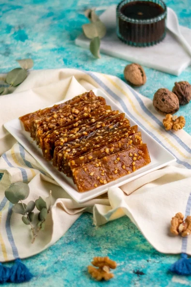 Glutensiz Şeker İlavesiz Cevizli Pestil 300 gr