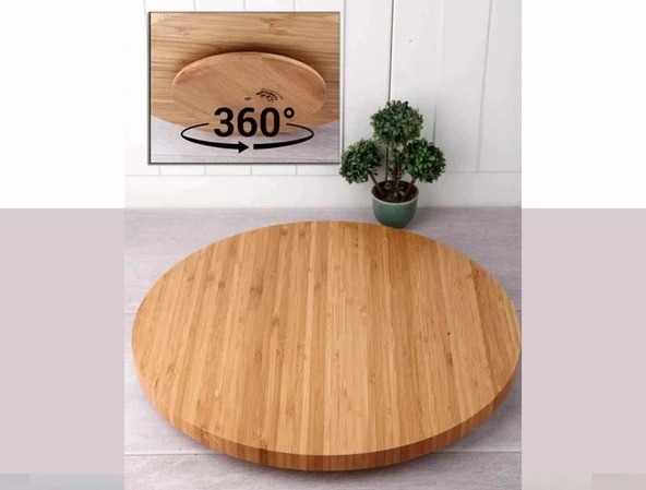 Mien Dönebilen Bambu Sunumluk 33 cm 564 - 2