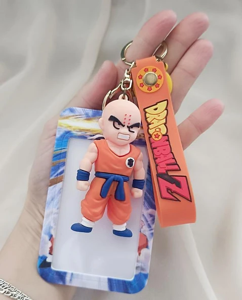 Anime Dragon Ball Z Anahtarlık Silikon Kartlık Kartvizitlik Çanta Süsü Karakter Figür Oyuncak Aksesuar