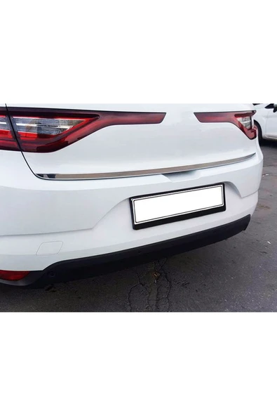 BRSPLAST  Renault Megane 4 HB Uyumlu Krom Bagaj Alt Çıtası Paslanmaz Çelik