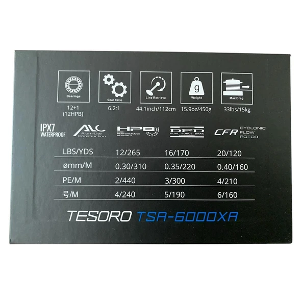 Okuma Tesoro TSR-6000XA 12+1BB Jig Olta Makinesi - 3