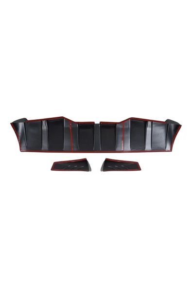 BRSPLAST  Dacia Duster Uyumlu 2018-2024 Abs Arka Cam Üstü Spoiler 3 Parça - 5