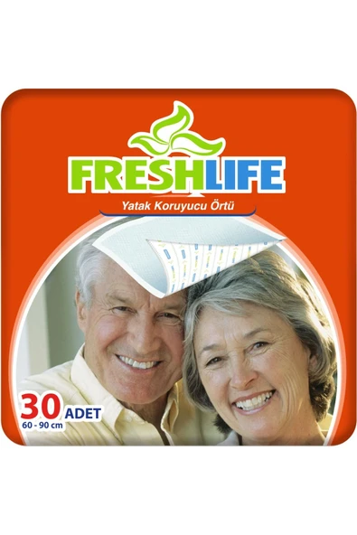 FRESHLİFE Yatak Koruyucu Örtü 60x90 cm 30 Adet - 1