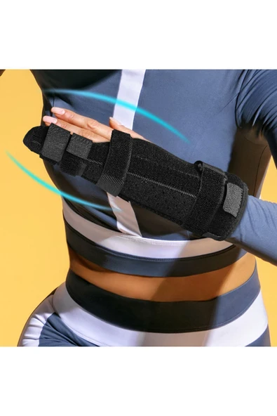 ARWEX Boksör Kırığı Ateli Çift Taraflı Parmak Ateli Eklemler Kırık Sabitleyici Tetik Parmak El Destek Atel - 2