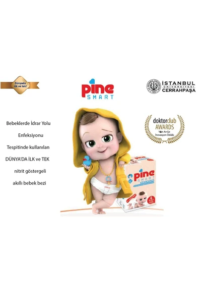 PİNE Smart Akıllı Bebek Bezi 4 Maxi (7-18 Kg) 20 Adet - Resim 3