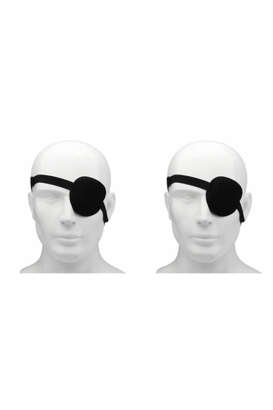 ARWEX 2 Adet Göz Kapama Bandı Tek Göz Korsan Bandı Göz Bandajı Göz Tembelliği Bandı Göz Pedi Göz Bandı - 3