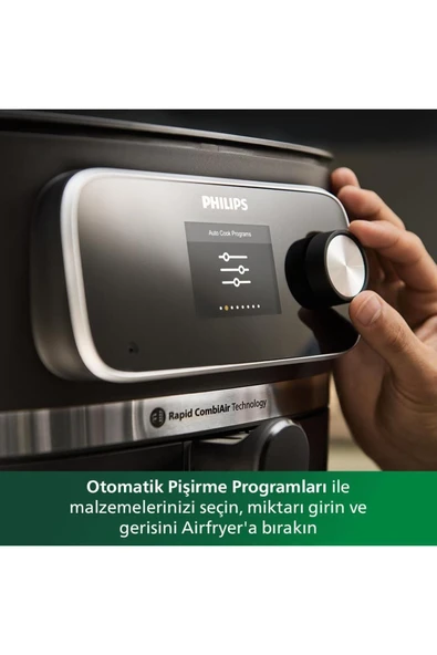 Philips 7000 Serisi XXL Connected 8.3 lt. Yağsız Fritöz PD 650 HD 9880/90 - 3