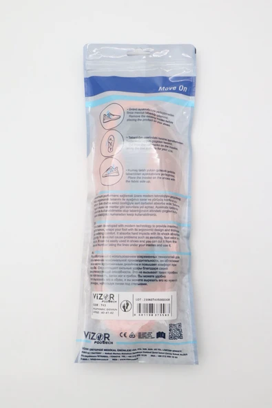 VİZOR ANATOMIC DESIGN Ayakkabı Iç Tabanı ,spor Tabanlık,ayakkabı Tabanlığı,iç Taban,günlük,ortopedik, - 7