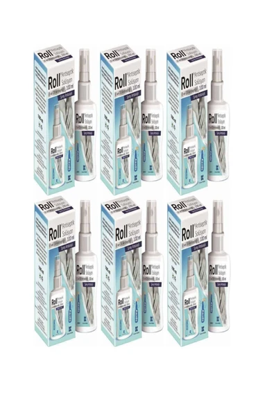 ROLL Antiseptik Solüsyon El Ve Cilt Dezenfektanı 100 ml Sprey ( 6 adet )