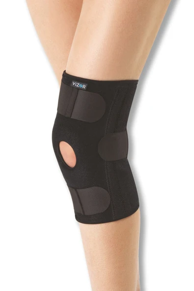 VİZOR Standart Patella Ve Ligament Destekli Dizlik Flexible Destekli Dizlik Sporda Destekleyici Dizlik