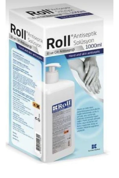 ROLL Antiseptik Solüsyon El Ve Cilt Antiseptiği 1000 ml