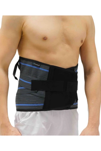 ORTHOLAND Lumbosakral Çelik Balenli Korse 32 Cm Füme-bedensiz