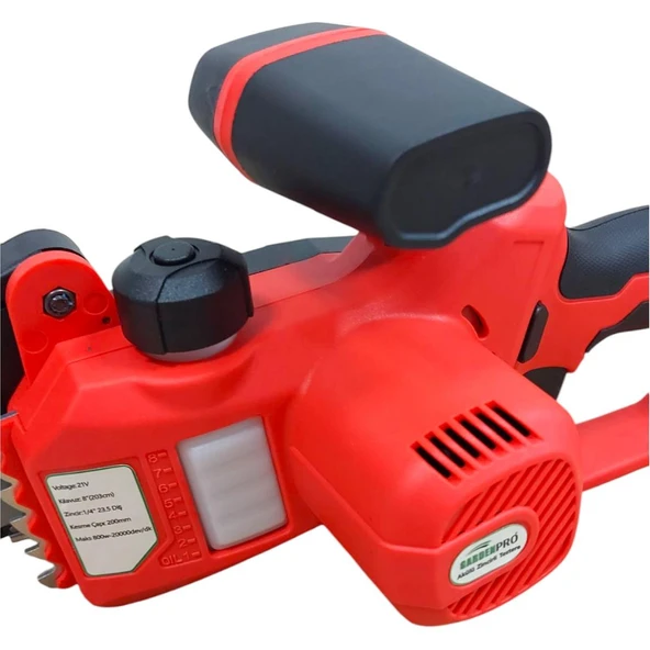 Gardenpro VST9C208 Lityum Akülü Uzatma Aparatlı Budama Testeresi - 6