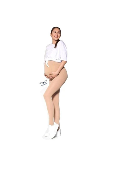 DUKAVAS Orta Basınçlı (23 - 32 Mmhg) Hamile Külotlu Varis Çorabı (burnu Kapalı)