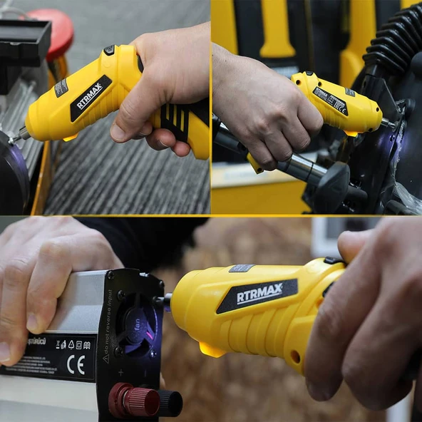 Rtrmax RTM326 Çift Fonksiyonlu Şarjlı Tornavida Seti 3.6 Volt - 4