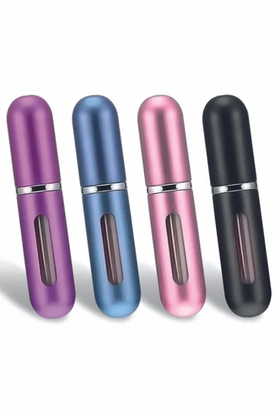 2 li Parfüm Şişesi Çanta Içi Mini Doldurulabilir Seyahat Cep Yedek Parfüm Şişesi 5 ml - 5