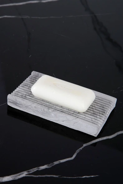 El Yapımı Dikdörtgen Beton Katı Sabunluk ürün görseli 1