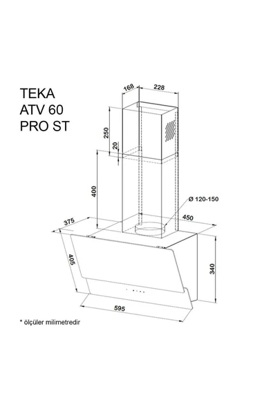TEKA ATV 60 PRO ST GRİ DAVLUMBAZ - 2