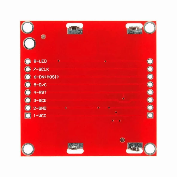 5110 84x48 Lcd Modül 84 x 48 Piksel Grafik Lcd Display Ekran 5V Beyaz Arka ışık Gösterge Menü Resim Yazı Nokia - Resim 2