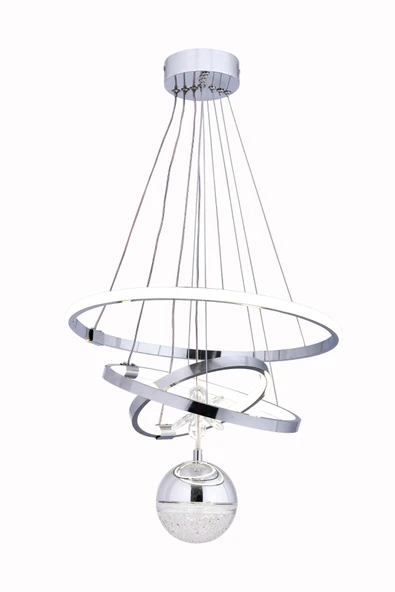 ÇEMBER TEK TOP KROM AVİZE ürün görseli