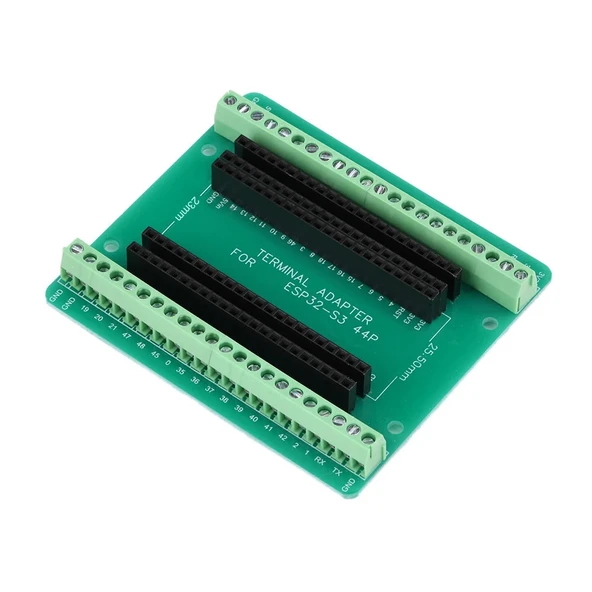 Esp32 Genişleme Kartı Klemens Soket Esp32-s3 44 pin Hızlı Prototipleme Kolay Bağlantı 25.5mm 23mm Pin Aralıklı Kit Uyumlu - 6