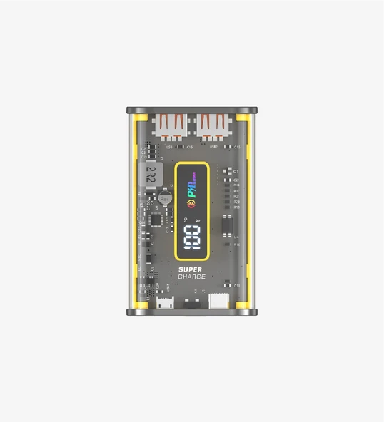 C122 Strong LED Ekranlı 22.5W PD 10000mAh PowerBank - 10