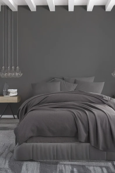 Ecocel Pike Örtü Battal MegaKing 260x230cm Karde Antrasit