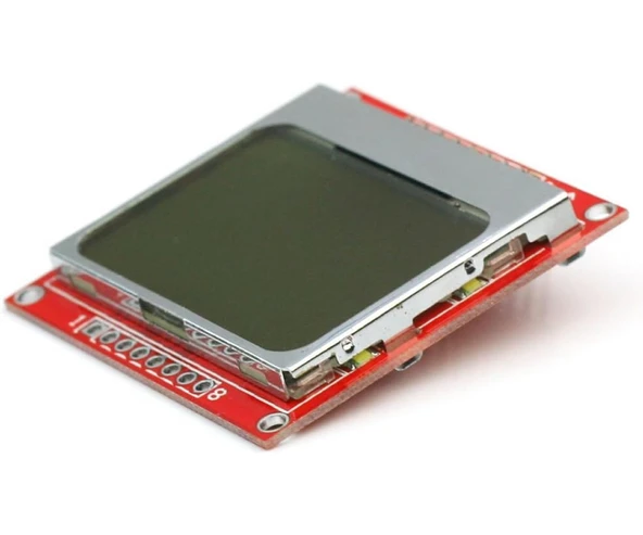 5110 84x48 Lcd Modül 84 x 48 Piksel Grafik Lcd Display Ekran 5V Beyaz Arka ışık Gösterge Menü Resim Yazı Nokia - Resim 3