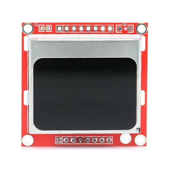 5110 84x48 Lcd Modül 84 x 48 Piksel Grafik Lcd Display Ekran 5V Beyaz Arka ışık Gösterge Menü Resim Yazı Nokia