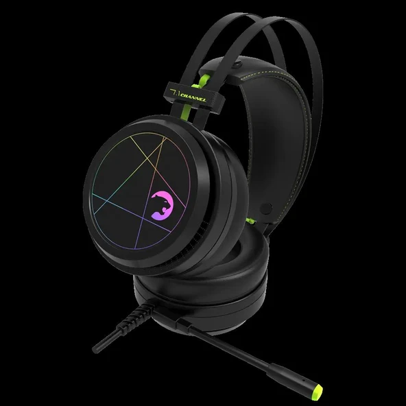 GAMEPOWER Medusa Rainbow 7.1 Surround Gaming Kulaklık - Resim 4