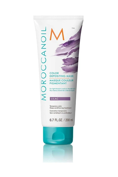 Moroccanoil Color Deposit Lilac Renk Tazeleyici Maske 200 ml