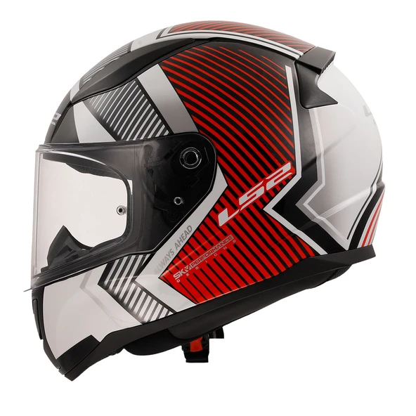Ls2 Rapıd 2 Extra Beyaz-Kırmızı Kask Xl - 4