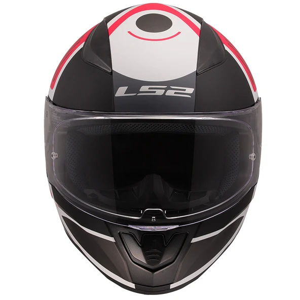 Ls2 Rapıd 2 Grıd Mat Beyaz-Kırmızı Kask L - 8