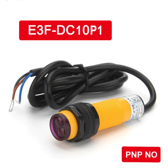 E3F-DS10P1 IR Kızılötesi Mesafe Sensör PNP NO İnfrared Optik 10cm Engel Cisim Algılayıcı Proximity Switch DC 6V/36V Otomasyon Kontrol