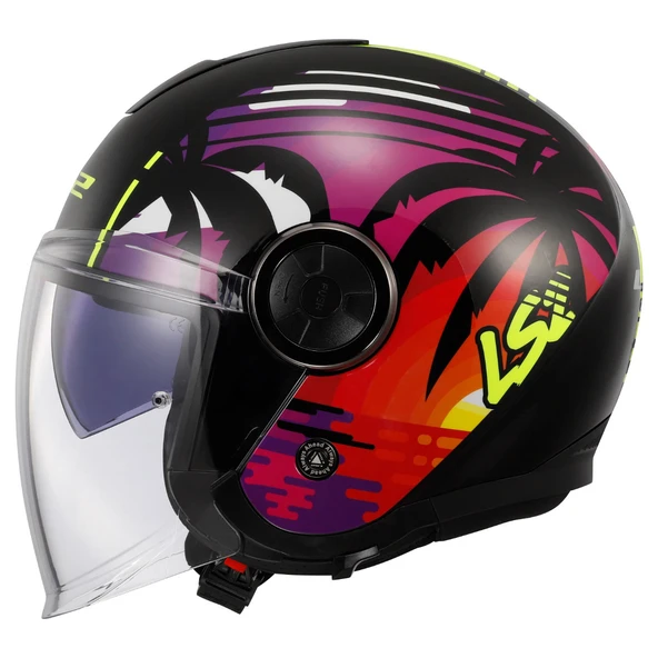 Ls2 Classy Palm Siyah Kask L - 2