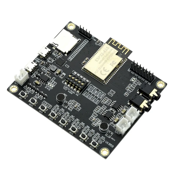 ESP32-Audio-Kit Ses Uygulama Geliştirme Kartı Wifi Bluetooth Ev Otomasyon Kontrol Müzik Çalma Sesli Komut Algılama Iot Mikrofon Kulaklık 3W Amfi Usb Jtag Sd Kart Kulaklık Mikrofon 6x Buton - 7