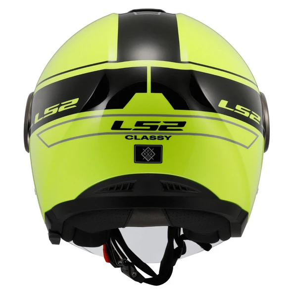 Ls2 Classy Classıc Siyah-Neon Sarı Kask M - 3