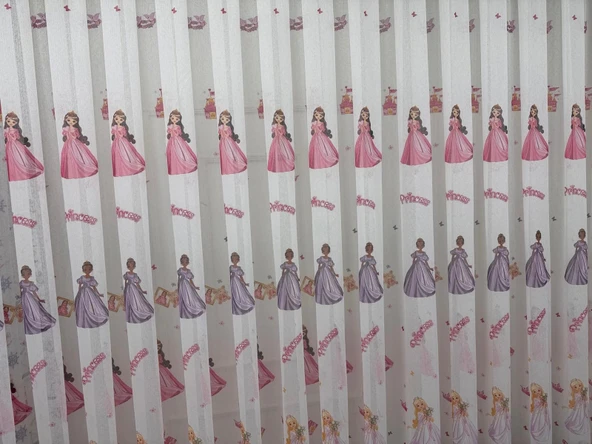 NİVEMESHOME HYL00009.801 KRDT204096 PRENSES ÇOCUK ODASI 1/2.5 PİLE TÜL PERDE APM - 4