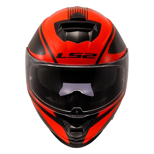 Ls2 Storm 2 Dodger Mat Siyah-Neon Turuncu Kask L - 5