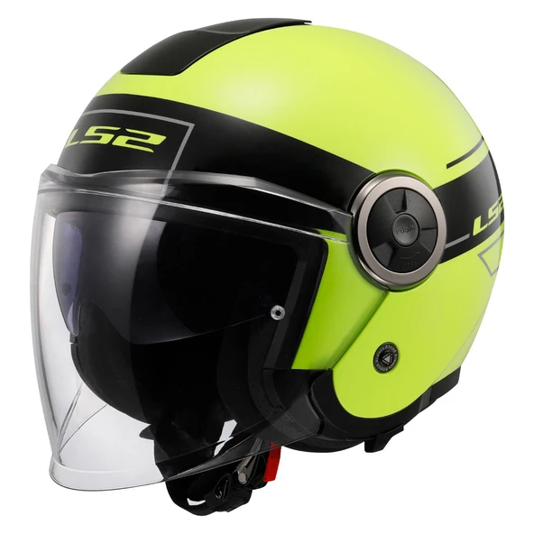 Ls2 Classy Classıc Siyah-Neon Sarı Kask M