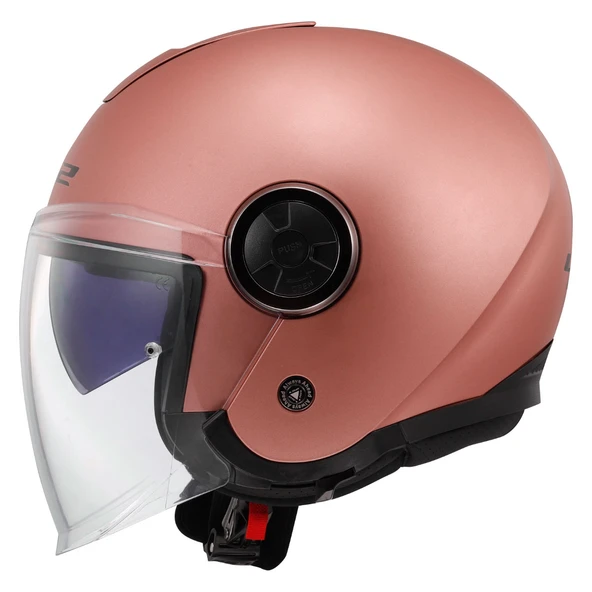 Ls2 Classy Mat Gold Pembe Kask S - 2